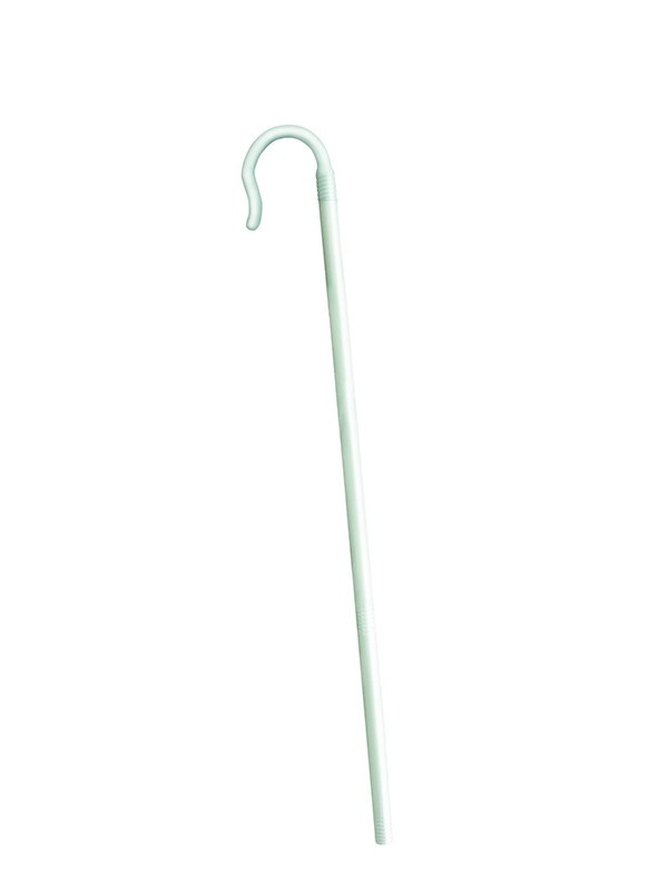 Bastón de Pastor Navideño blanco