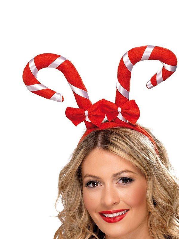 Diadema bastones de caramelo