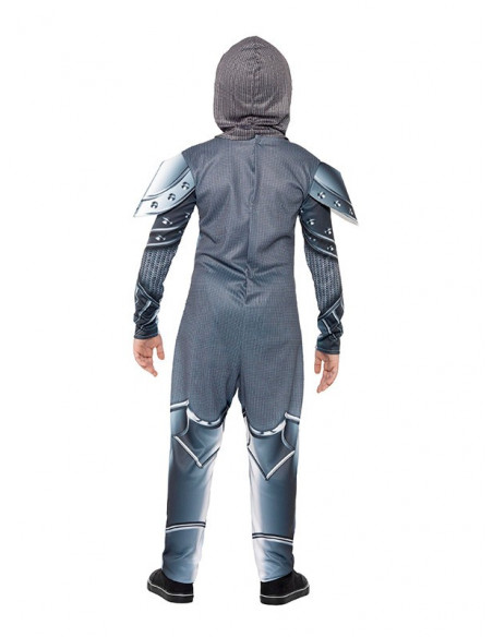 Disfraz caballero de armadura para niño espalda