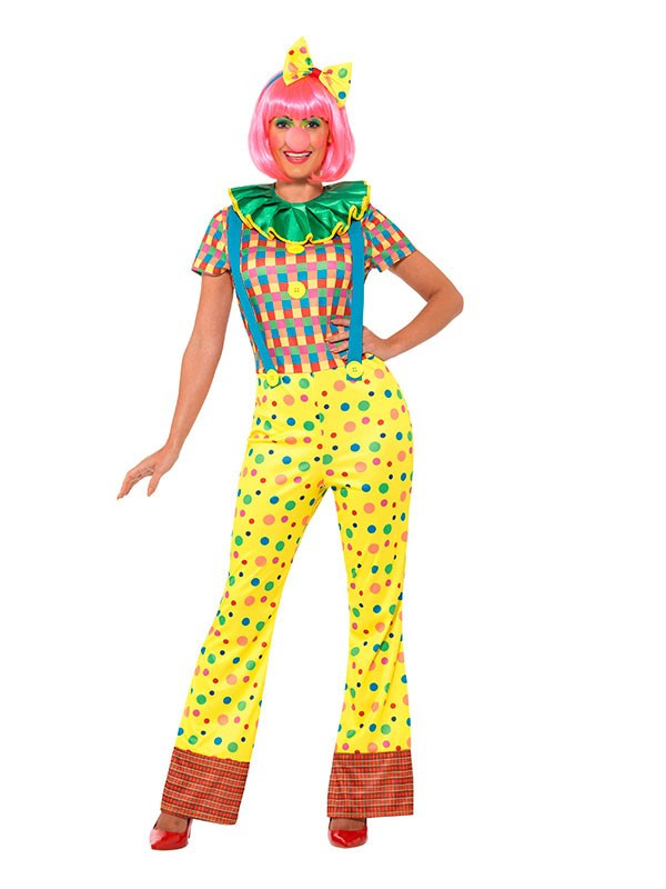 Disfraz payaso mujer frente