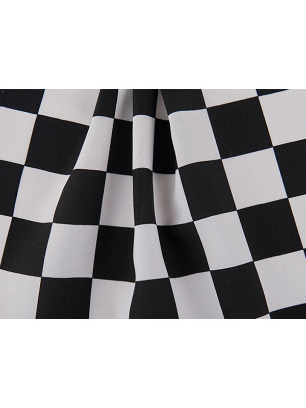 Tejido strech cuadros