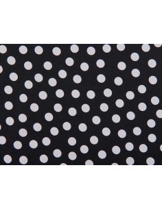 Strech estampado topos pequeños azul 2