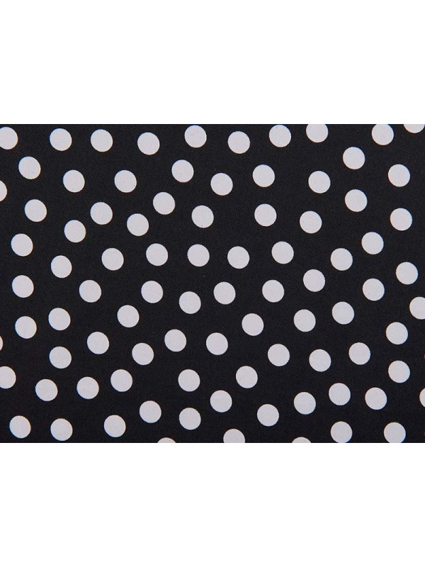 Strech estampado topos pequeños negro