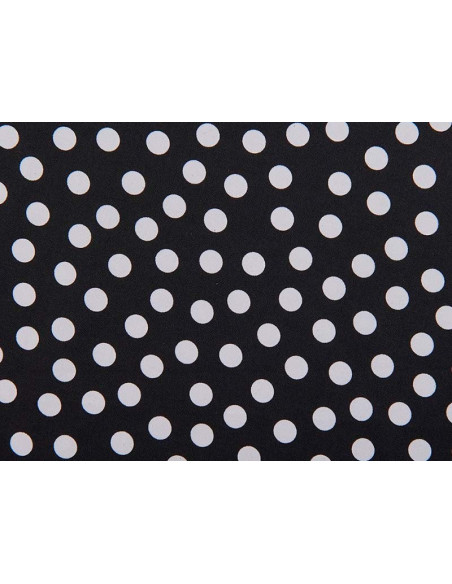 Strech estampado topos pequeños negro