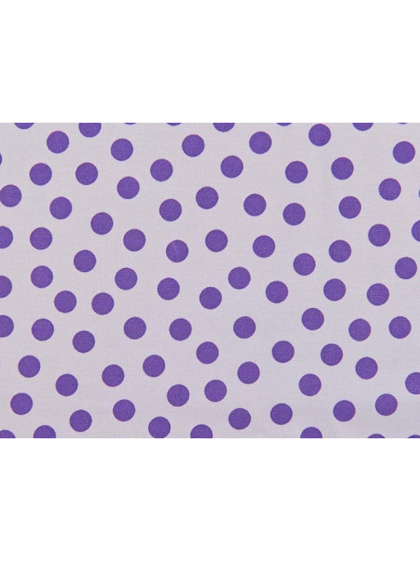 Strech estampado topos pequeños blanco