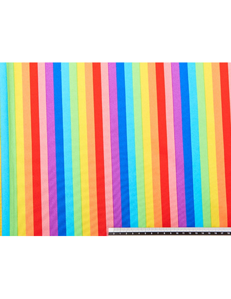 Tejido Tap Dance multicolor liso