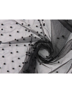 Tul fantasía Zana negro