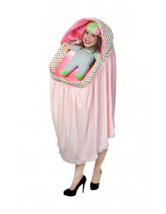 Disfraz de carrito de bebe para adulto