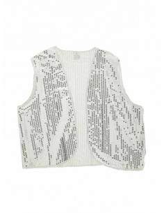 Chaleco de lentejuelas adulto