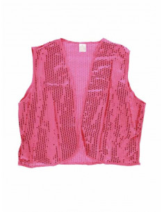 Chaleco de lentejuelas adulto 2