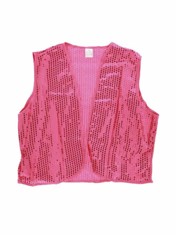 Chaleco de lentejuelas adulto