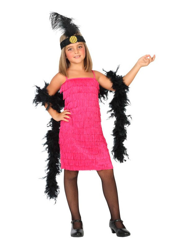 Vestido Charleston Fucsia infantil