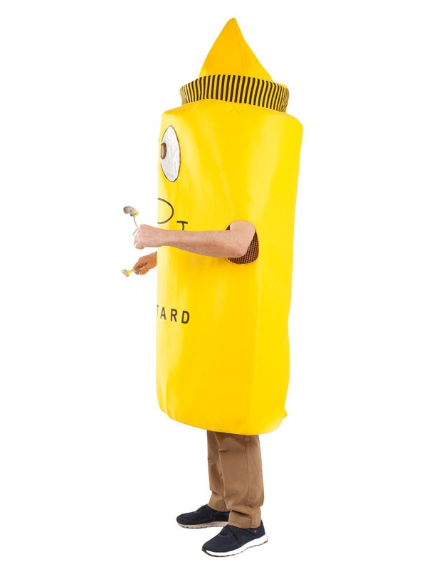 Disfraz Bote de Mostaza adulto