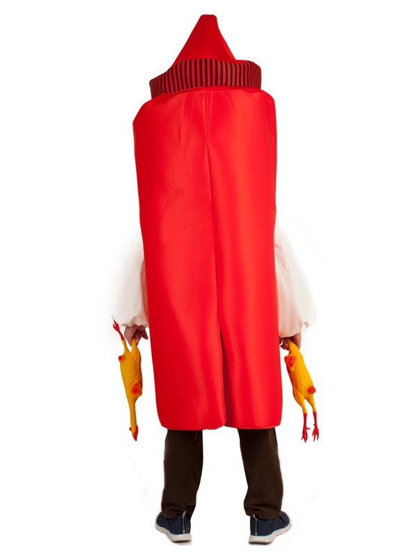 Disfraz Bote de Ketchup adulto