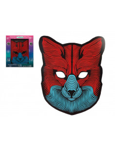 Máscara zorro con luz