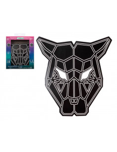 Máscara pantera negra con luz