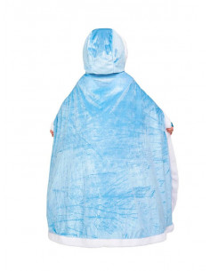 Capa princesa azul infantil 2