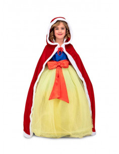 Capa roja princesa infantil
