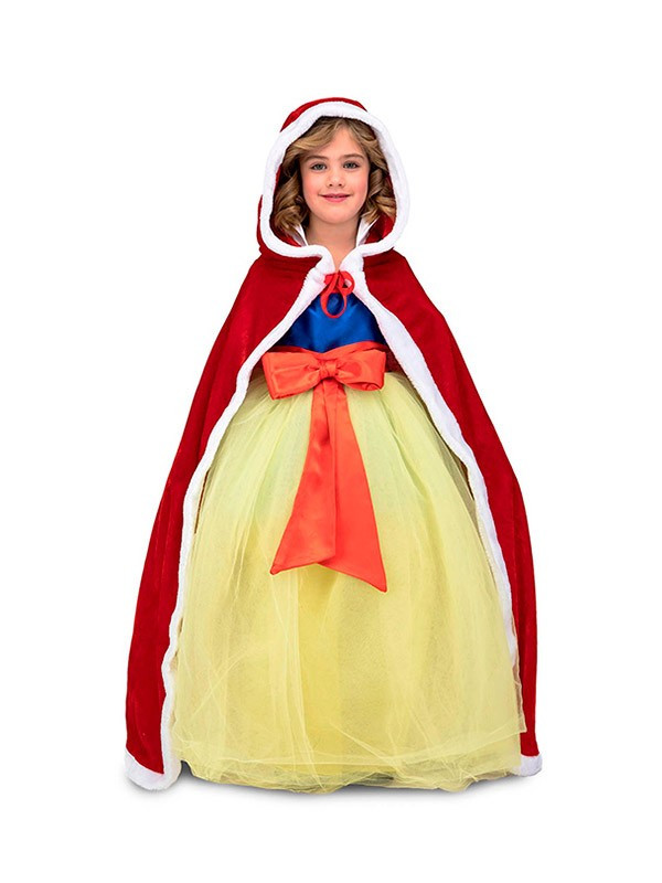 Capa roja princesa infantil