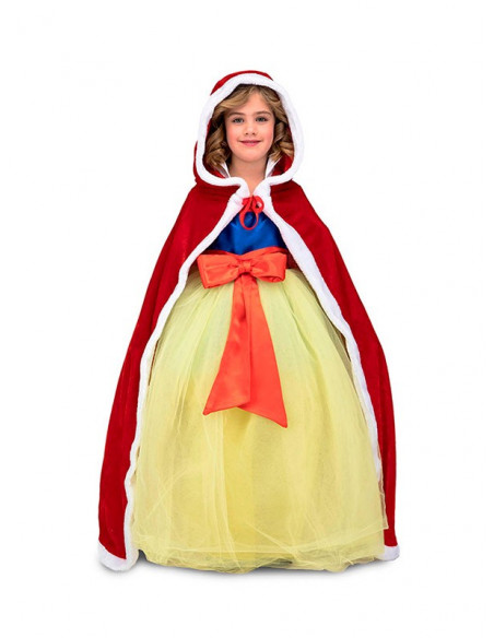 Capa roja princesa infantil