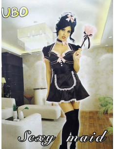 Set limpiadora sexy rosa