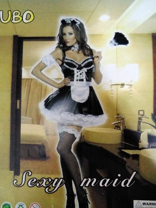 Set limpiadora sexy blanco