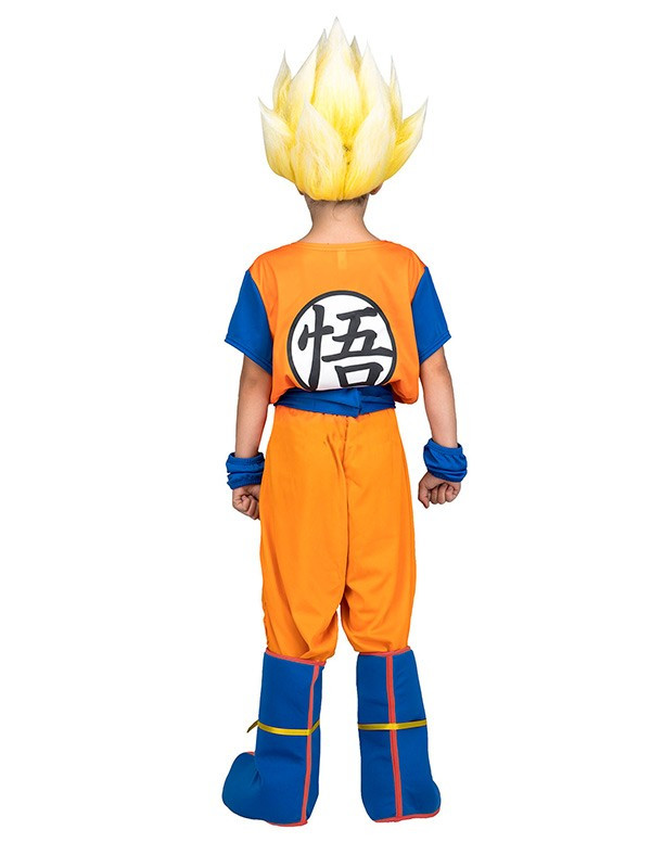 Disfraz Super Saiyan infantil trasera