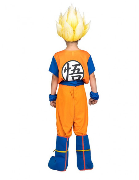 Disfraz Super Saiyan infantil trasera