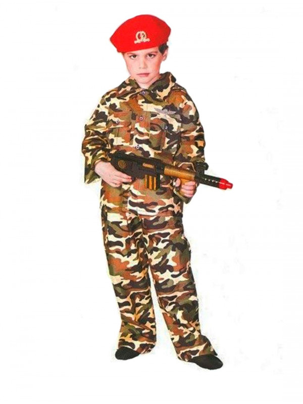 Disfraz de Militar infantil