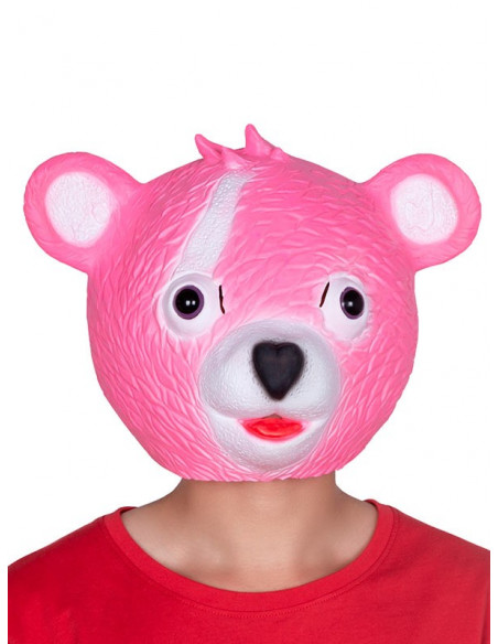 Máscara Fortnite oso rosa