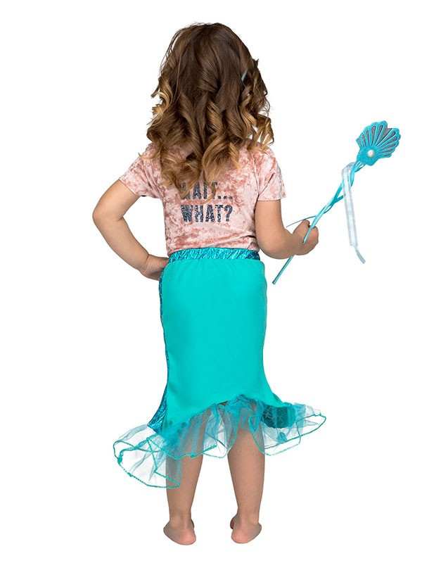 Falda sirenita niña y accesorios