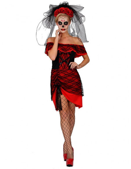 Disfraz Día de los Muertos para mujer