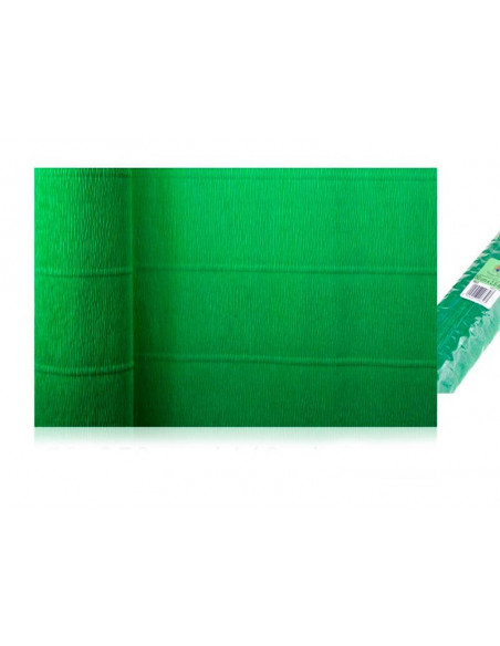 Papel Crepé para manualidades verde