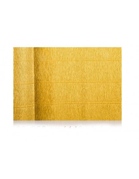 Papel Crepé metalizado oro