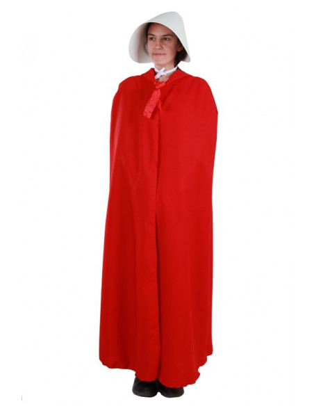 Capa larga roja frontal