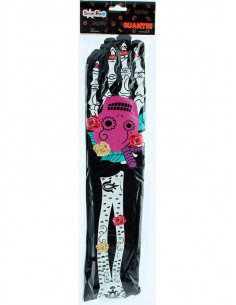 Guantes largos Catrina