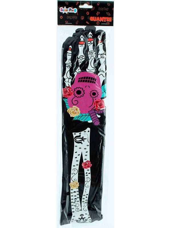 Guantes largos Catrina