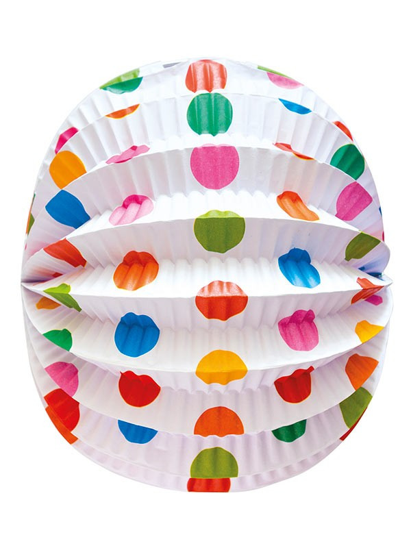 Farol esférico multicolor topos