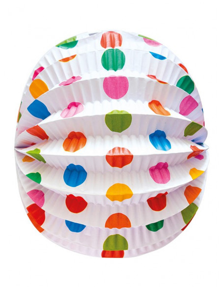 Farol esférico multicolor topos