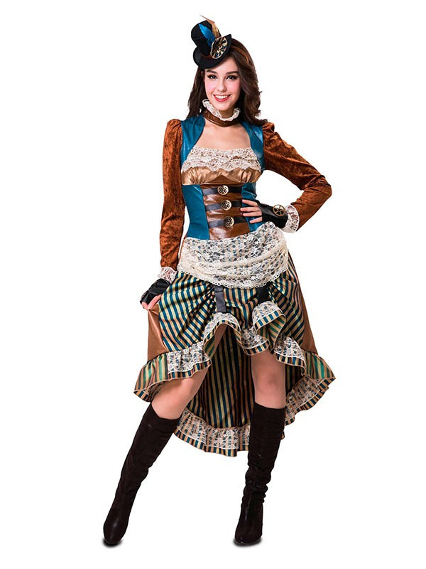 Disfraz Steampunk Deluxe para mujer