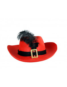 Sombrero Mosquetero rojo...