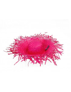 Sombrero deshilachado colores amarillo 2