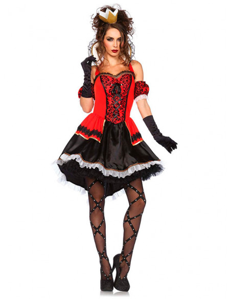 Disfraz Dama de Corazones Sexy mujer