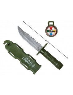 Cuchillo militar con brújula - Compra en Disfraces Bacanal