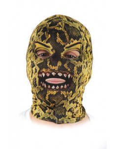 Máscara de serpiente licra