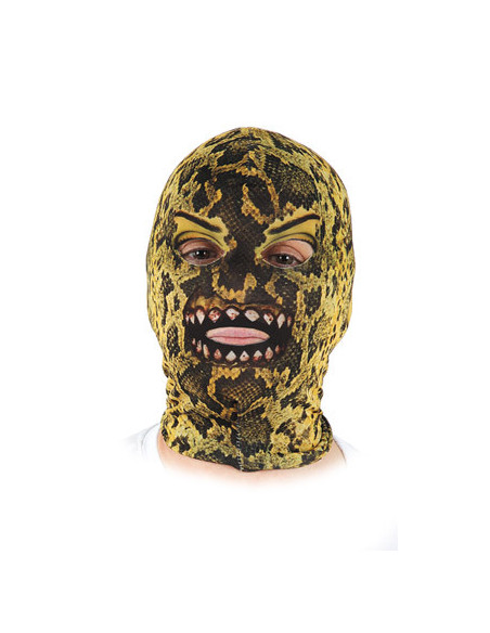 Máscara de serpiente licra