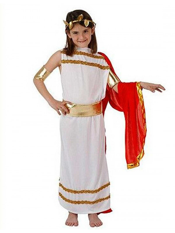 Disfraz emperatriz romana infantil