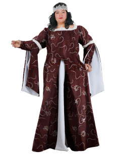 Disfraz de medieval mujer XXL