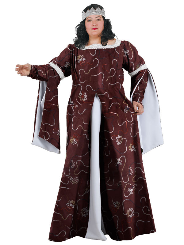 Disfraz de medieval mujer XXL