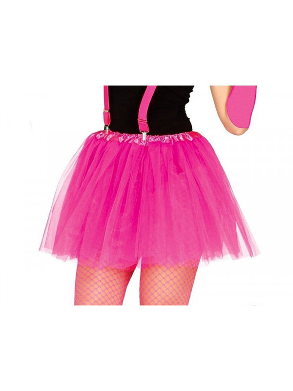 Tutú color neón fucsia